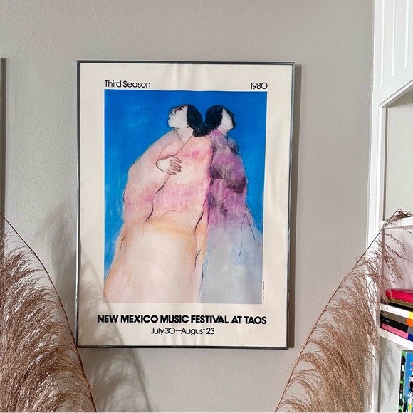 R C Gorman Other - R. C. Gorman Vintage Music Festival Print